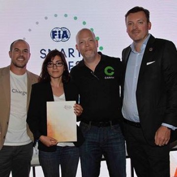 Congrats to Wavelite for winning the #FIASmartCities Start up Global Contest in Montreal #MontrealePrix @fiaformulae
