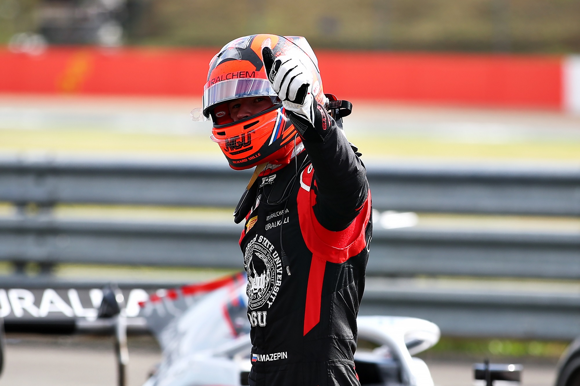F2 Mazepin Cruises To Maiden Win Ahead Of Zhou In The Feature Race Federation Internationale De L Automobile