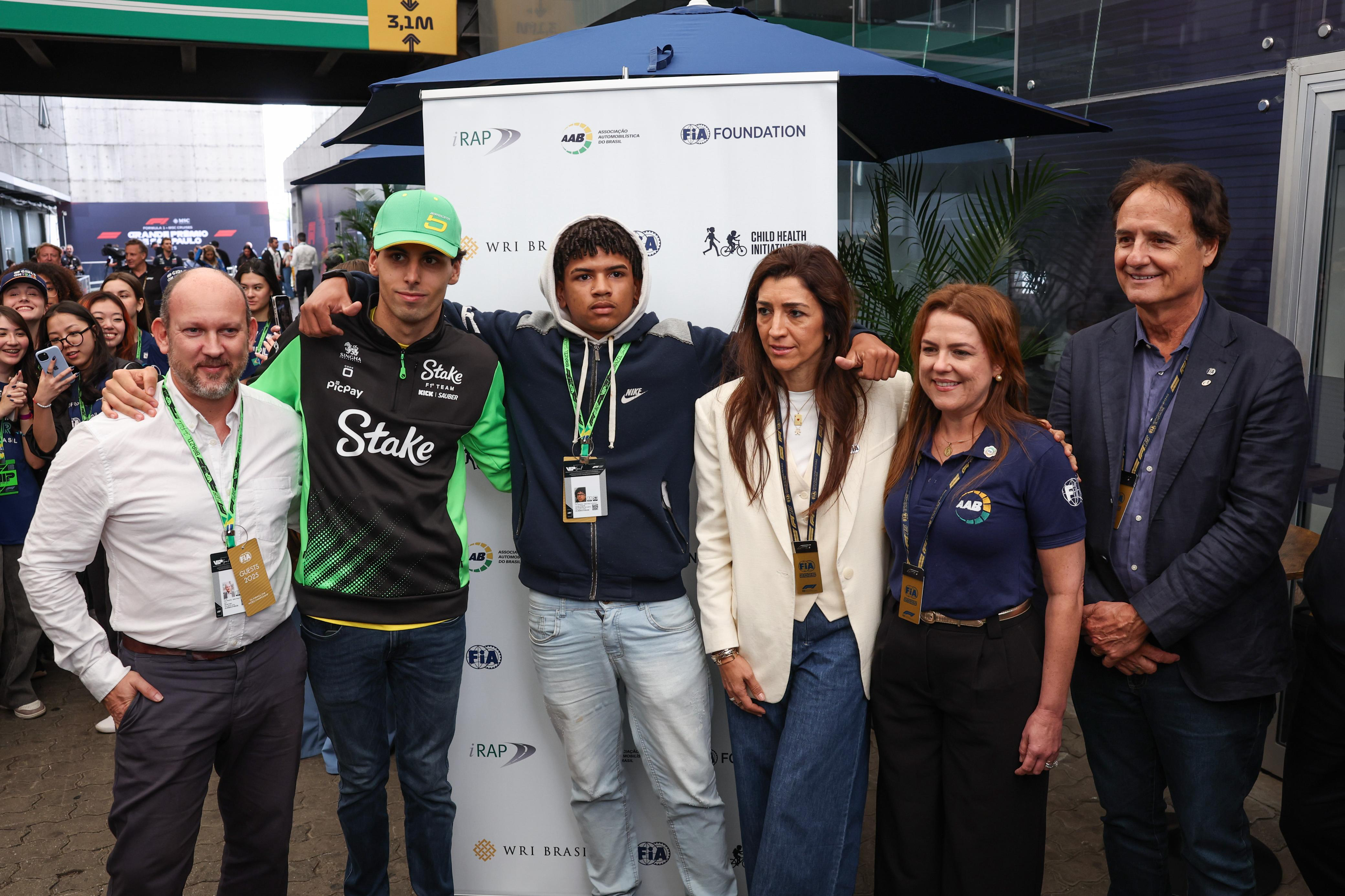 F1 Driver Gabriel Bortoleto Joins FIA and Brazilian Government in Promoting Safer Routes to School Across the Country