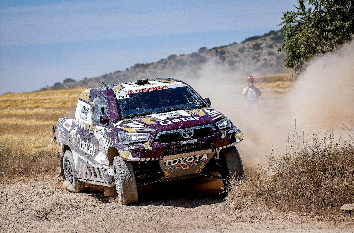 Los contendientes del W2RC Al-Attiyah y Al-Rajhi lideran la entrada de Baja España Aragón