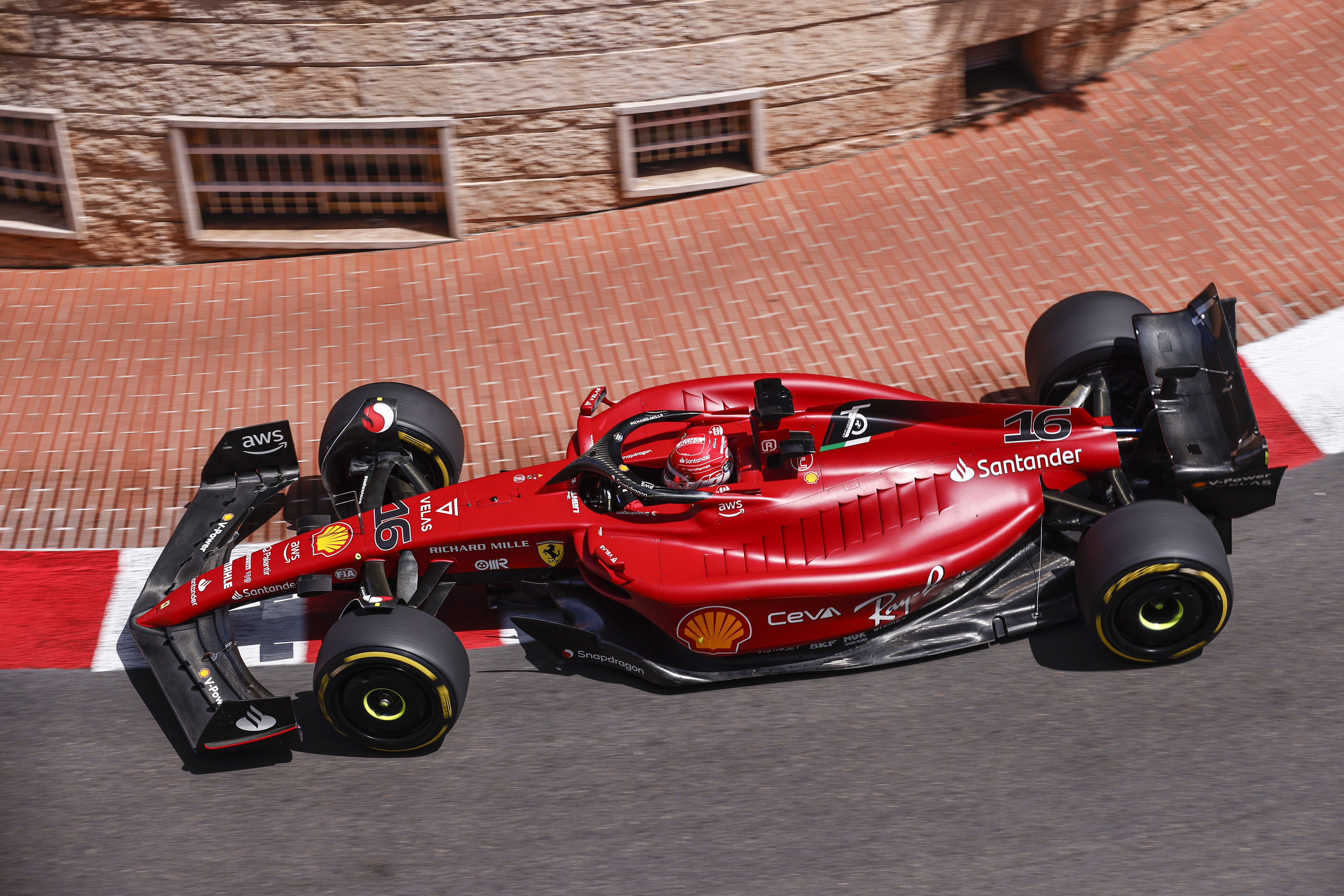 Vettel leads Ferrari 1-2 at Monaco