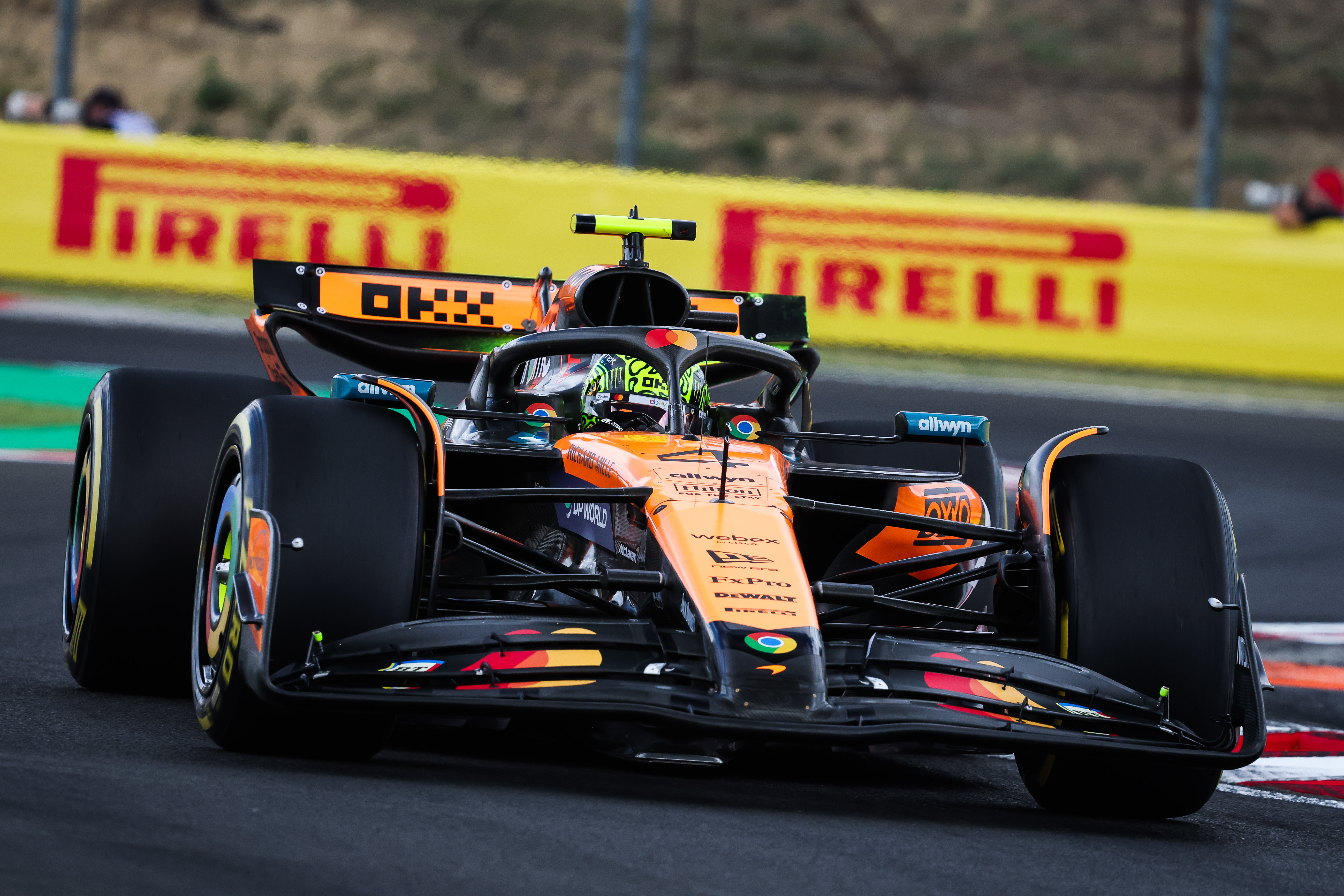 F1 | 匈牙利大奖赛：诺里斯在首个练习赛中领先皮亚斯特里