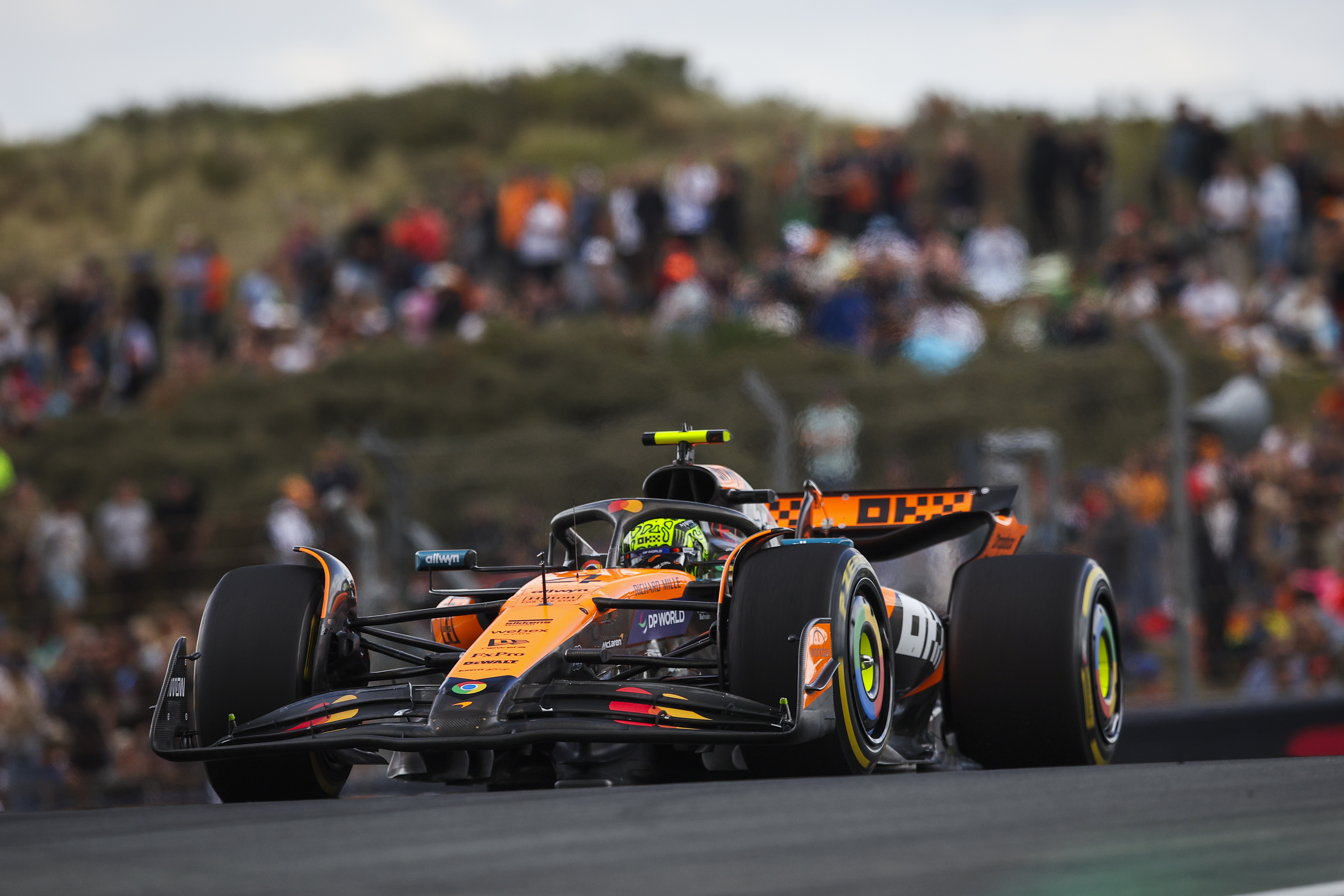 ノリスがオランダGP開幕プラクティスを制す、ピアストリとストロールが続く
