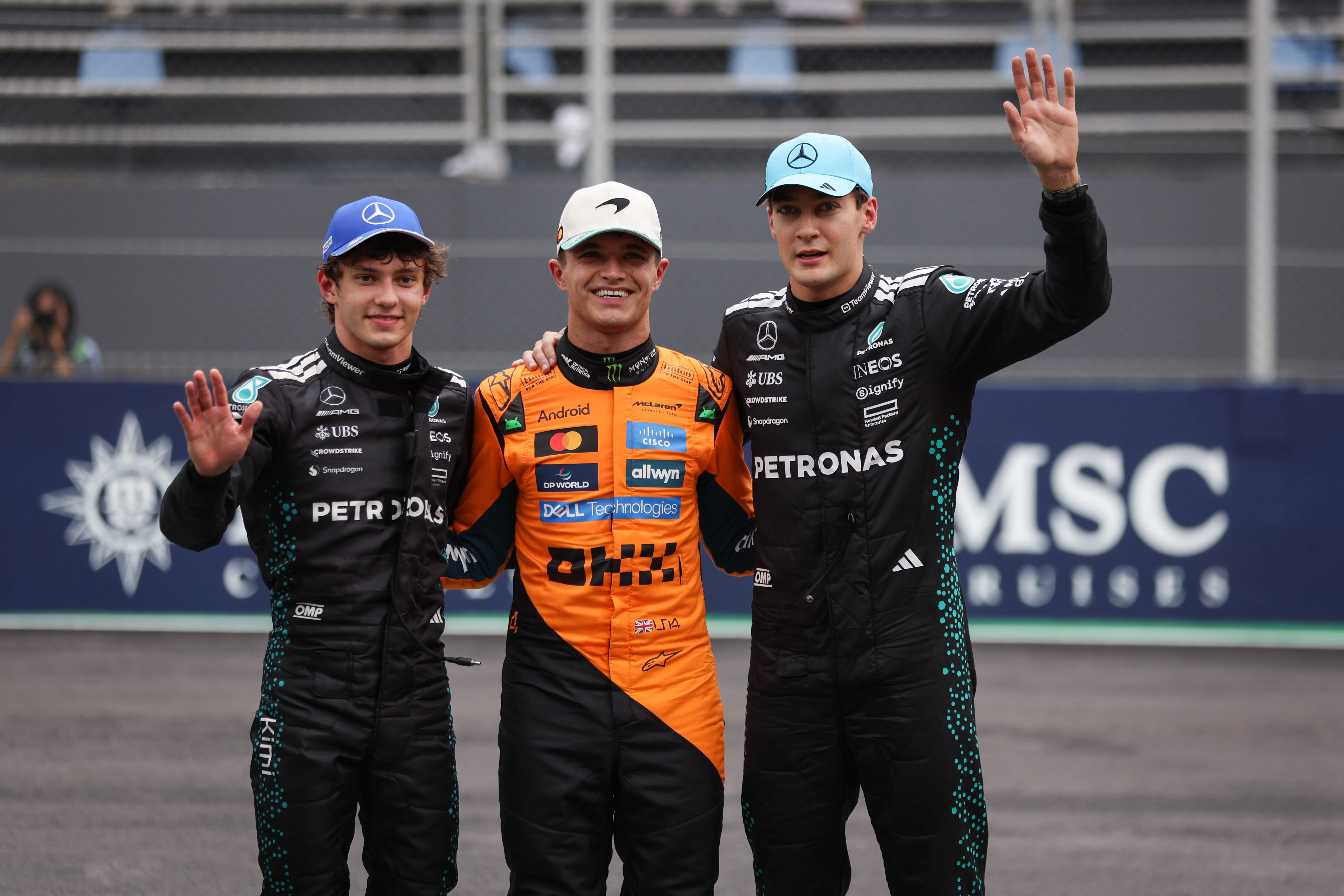 Norris vence Sprint do GP de São Paulo em condições difíceis; Antonelli impressiona com P2