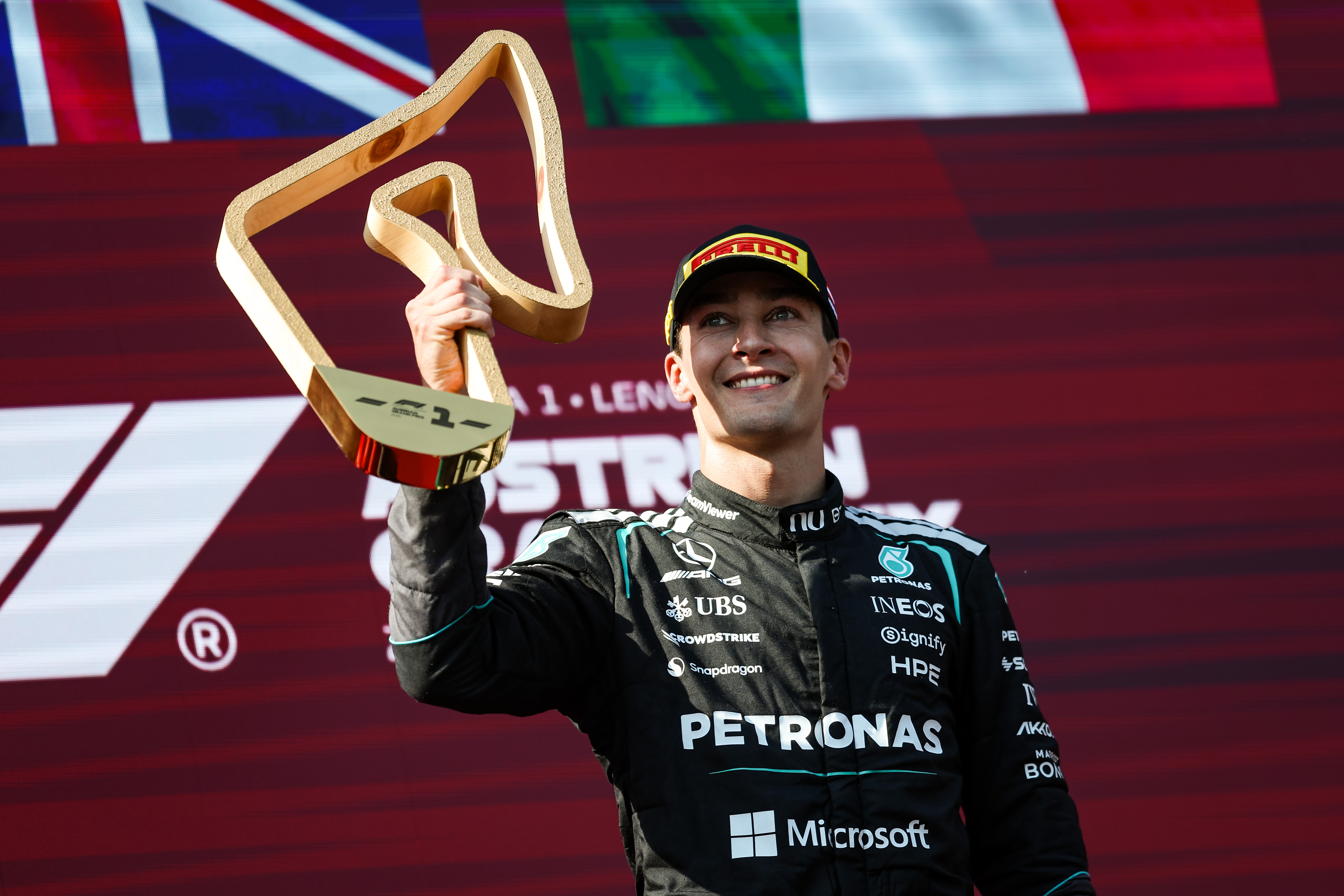 Russell Wins Austrian Grand Prix, Holds Off Late Verstappen Charge