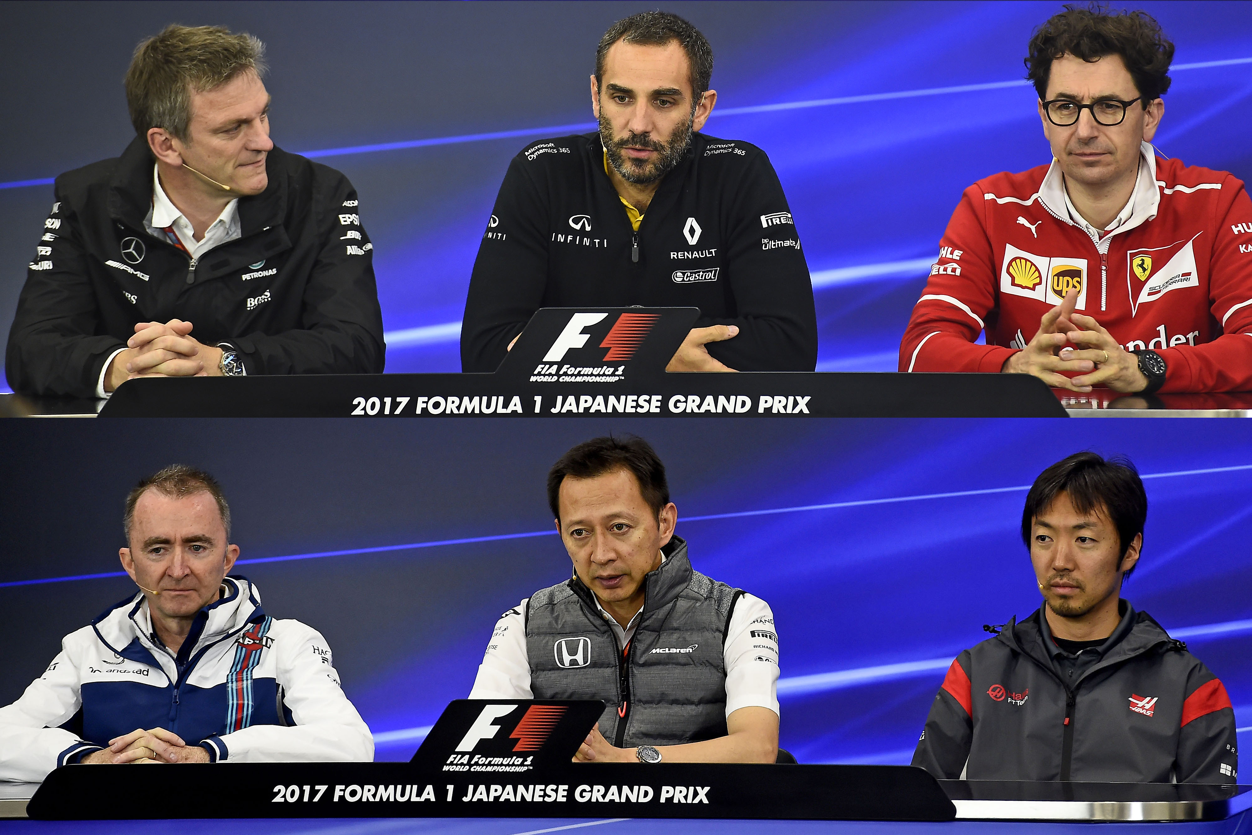 F1 Japanese GP Friday Press Conference - by Studio Colombo