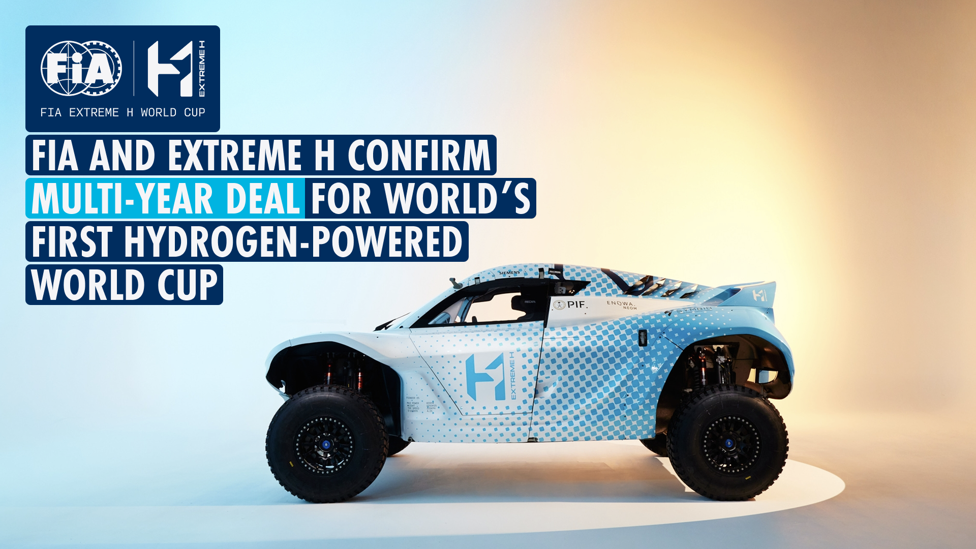 FIA and Extreme H Agree Multi-Year Deal for World’s First Hydrogen-Powered World Cup