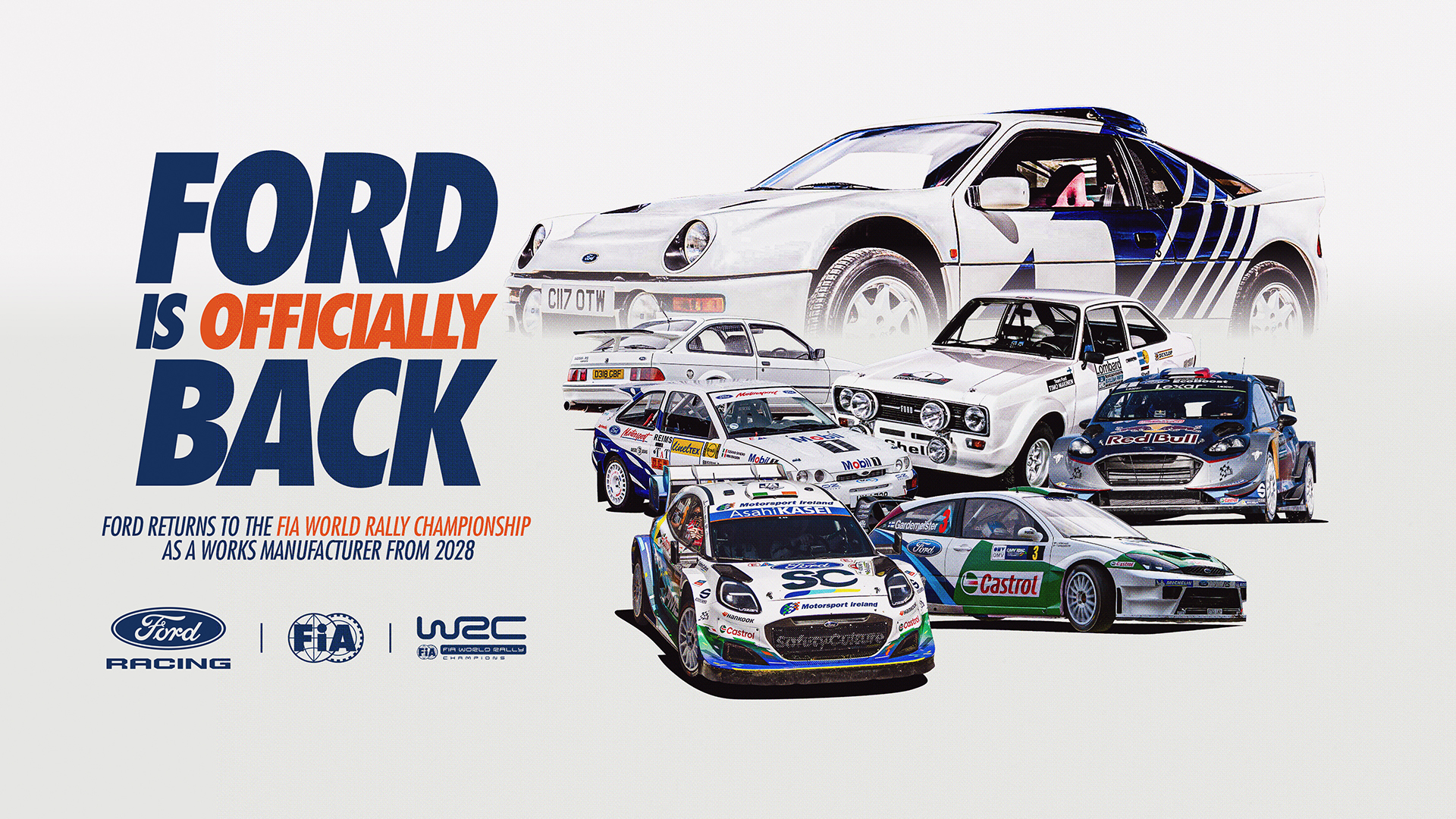 Ford Returns To The WRC As A Factory Team In 2028