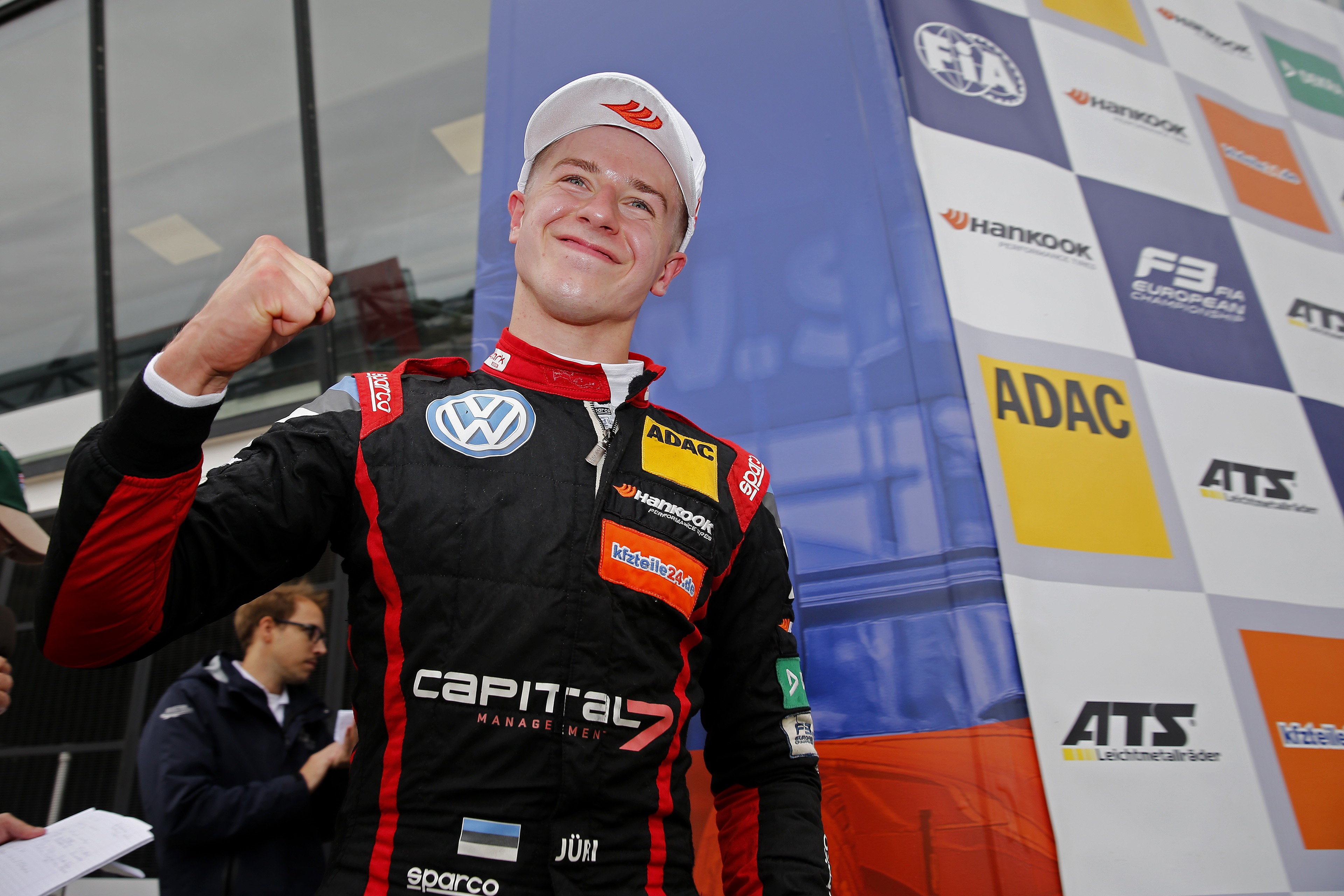 F3 Jüri Vips wins as rookie drivers lock out winners’ podium