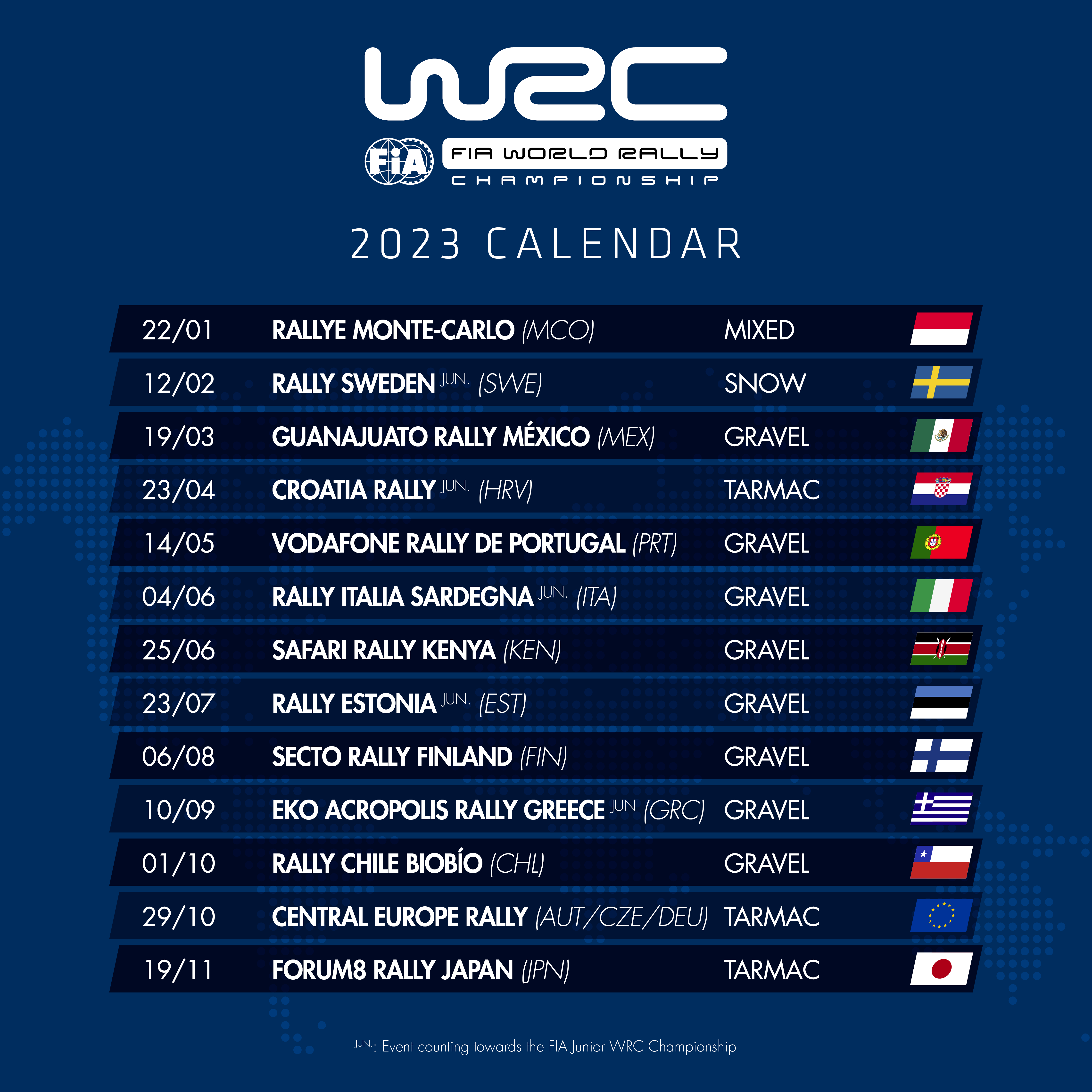 2023 Calendar Announced! - FIA World Endurance Championship