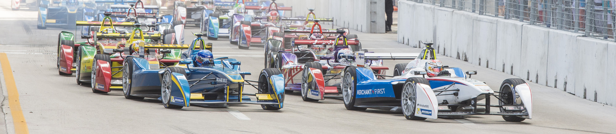 2015 Formula E Miami ePrix - Start - DPPI