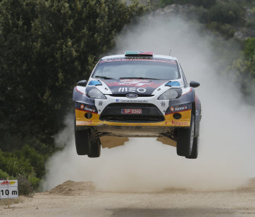 Bernardo SOUSA, Hugo MAGALHAES, Ford Fiesta RRC, 2014 WRC, rally of Italia Sardegna, Alghero and Cagliari, Italy.