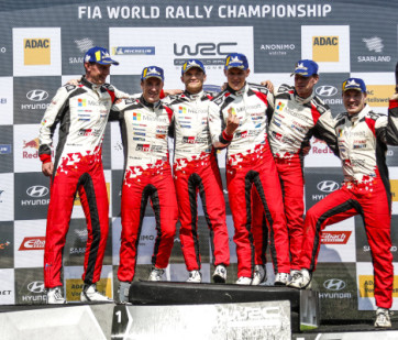 2019 Rallye Deutschland - Podium