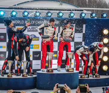 2020 WRC - Rally Sweden - Final podium (DPPI)