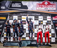 2020 WRC - Rally Italia Sardegna - Power Stage Podium