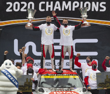 2020 WRC - ACI Rally Monza - WRC2 winners M. Ostberg/T. Eriksen (Photo DPPI)