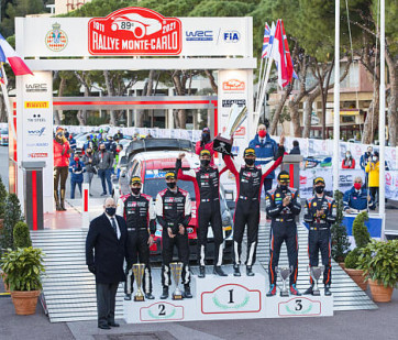 2021 WRC - Rallye Monte-Carlo - Final podium
