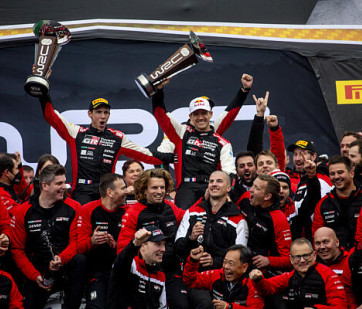 2021 WRC - ACI Rally Monza - 2021 WRC Champions S. Ogier, J. Ingrassia and Toyota Gazoo Racing team