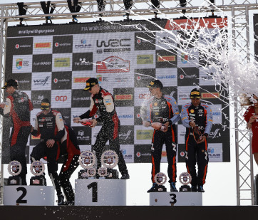 2022 Rally Portugal - Final podium (photo Paulo Maria / DPPI)