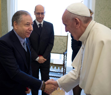 Pope Francis Jean Todt