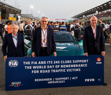 world day of remembrance, Jean Todt, Gianno Infantino, Stefano Dommenicali