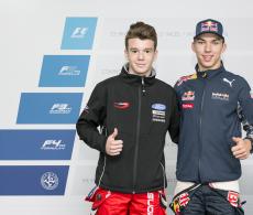 Simmons and Gasly single-seater pyramid
