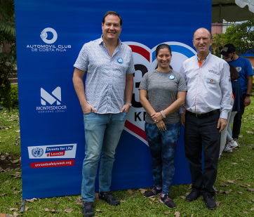 Activation in Costa Rica to promote the Streets for Life campaign