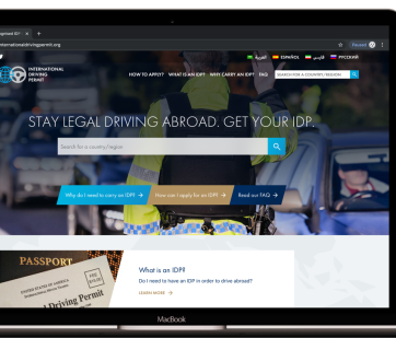 IDP website, tourism