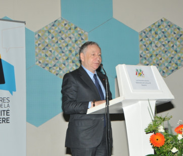 jean todt, mauritius, road safety 