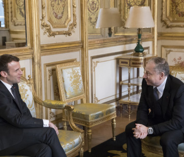 Jean Todt, Emmanuel Macron, FIA, Road Safety, Motor Sport