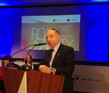 Jean Todt, Malta, road safety