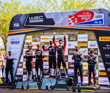 2021 Rally Croatia - Final Podium