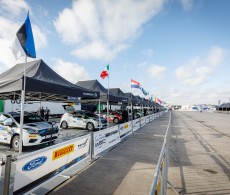 2020 WRC - Rally Estonia - Junior WRC team area on Service Park