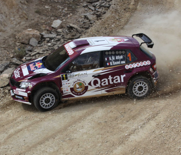 Sideways to victory for Nasser Saleh Al-Attiyah in Jordan