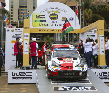 2021 Safari Rally Kenya - Ceremonial Start - Ogier/Ingrassia (photo TGR)
