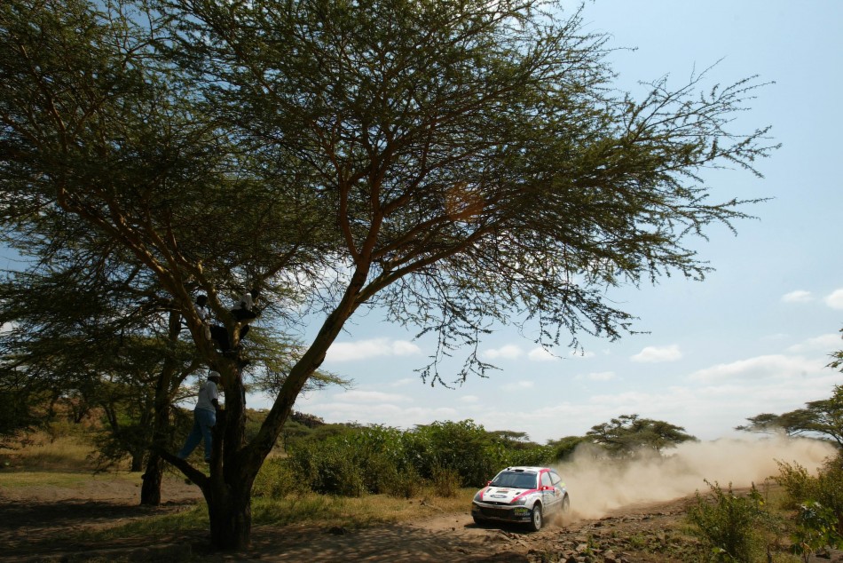 2002 WRC - Safari Rally Kenya - C. Mcrae/N. Grist, Ford Focus WRC (DPPI/F. Le Floch)