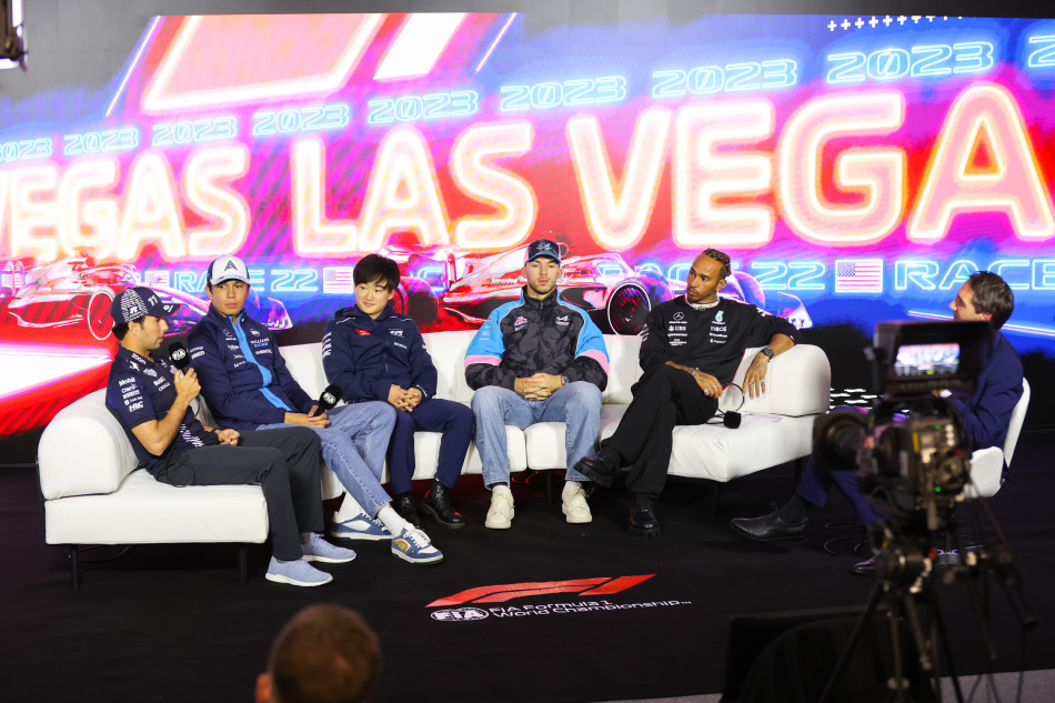 Las Vegas' Netflix Cup combines F1 with golf: Who's playing and how it  works - The Athletic