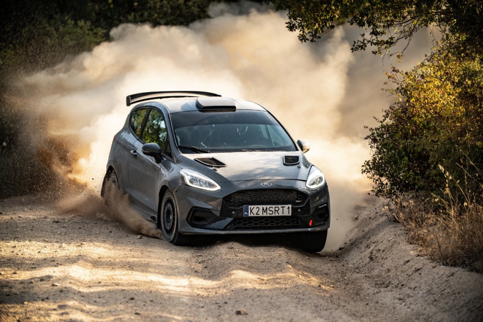 M-Sport Ford Rally3 in action, 2020