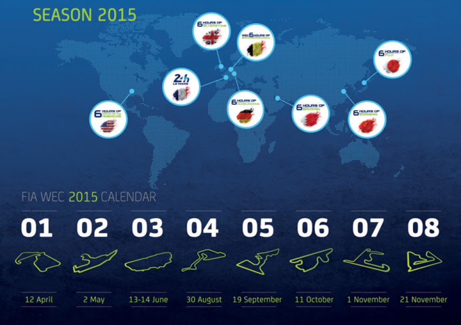 15 Fia Wec Calendar Unveiled Federation Internationale De L Automobile