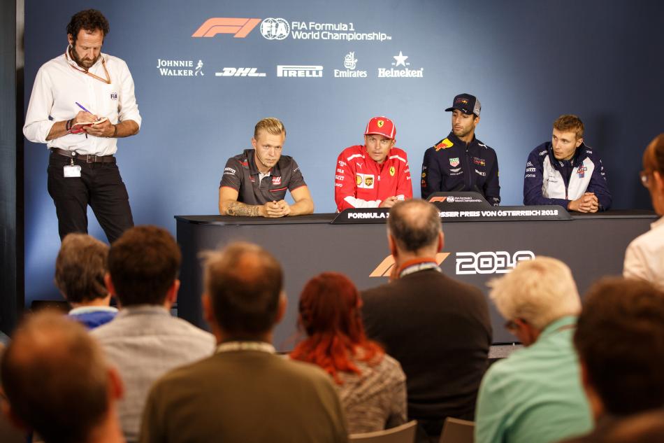 2018 Austrian GP Press Conference