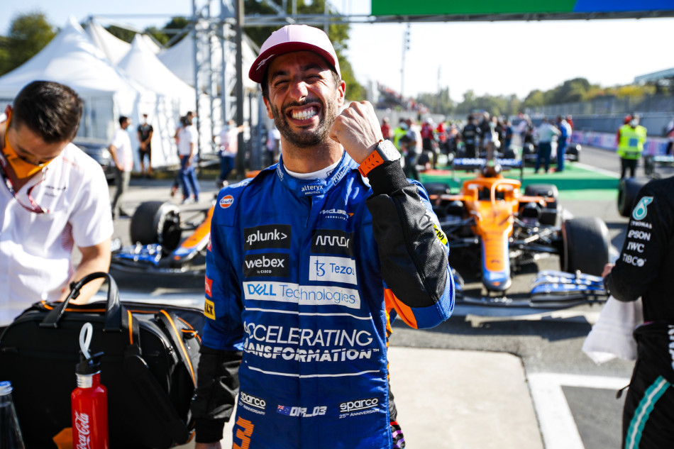F1 Ricciardo Heads Mclaren One Two At Monza As Title Contenders Exit In Collision Federation Internationale De L Automobile