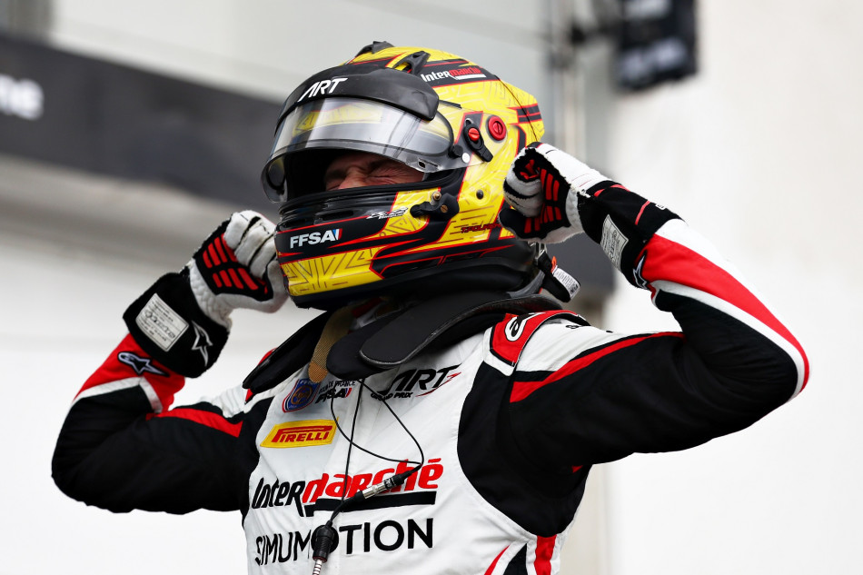 F3 Pourchaire Becomes First Double Winner Of 2020 Taking Race 1 Victory Over Piastri Federation Internationale De L Automobile