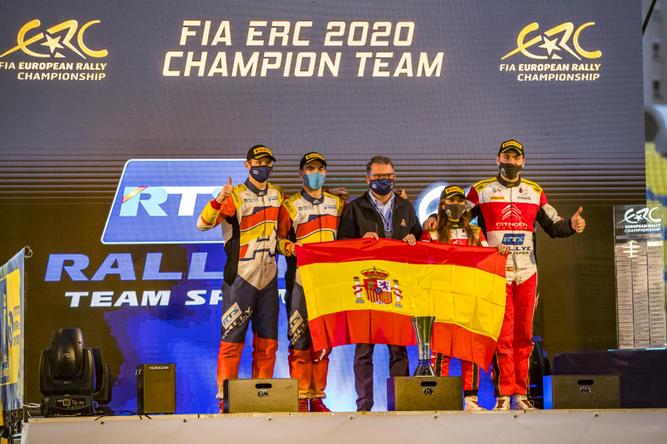 2020 ERC - Rallye Team Spain - FIA ERC 2020 Champion Team 2020 ERC - Rallye Team Spain - FIA ERC 2020 Champion Team