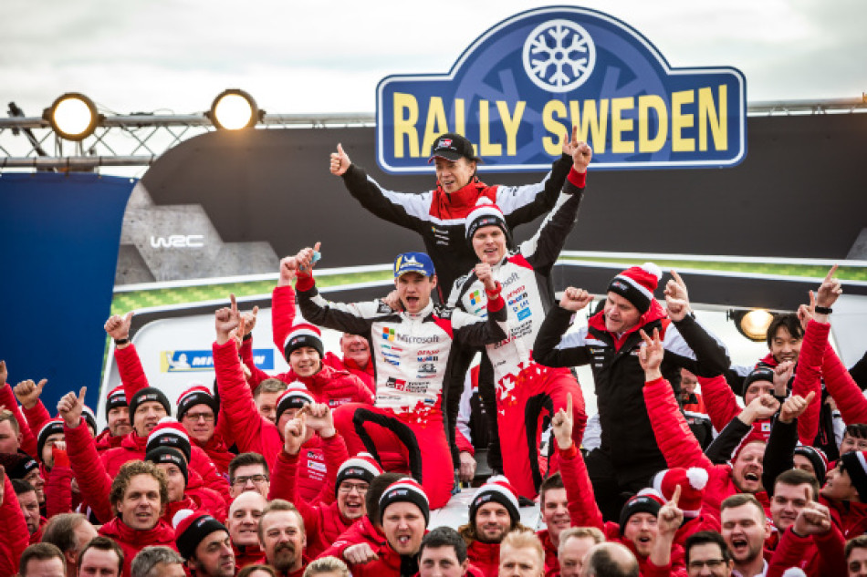 Rally Sweden - Ott Tänak, Martin Järveoja & the Toyota Gazoo Racing WRT team