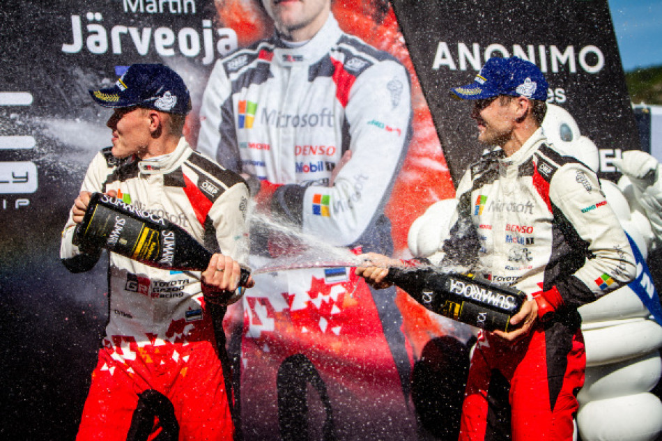 2019 WRC - Rally of Spain - 2019 WRC Champions O. Tänak / M. Järveoja