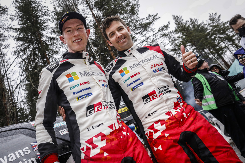 2020 WRC - Rally Sweden - Elfyn Evans &amp; Scott Martin (DPPI)