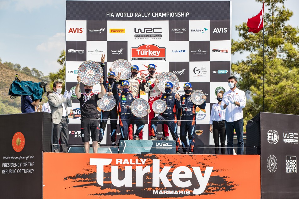 2020 WRC - Rally Turkey - Podium (Lenormand / DPPI)