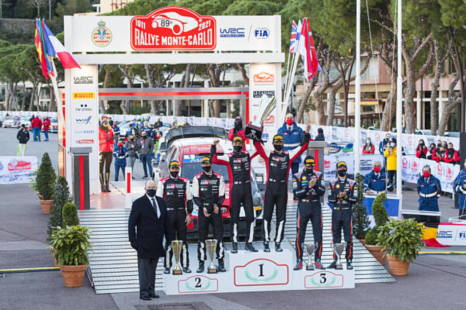 2021 WRC - Rallye Monte-Carlo - Final podium 2021 WRC - Rallye Monte-Carlo - Final podium