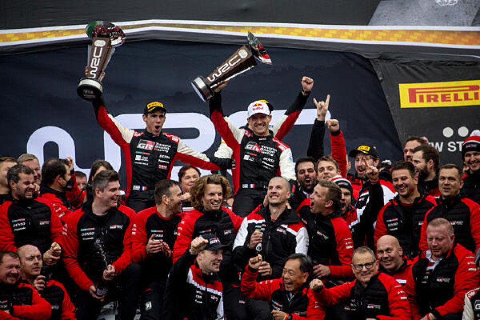 2021 WRC - ACI Rally Monza - 2021 WRC Champions S. Ogier, J. Ingrassia and Toyota Gazoo Racing team