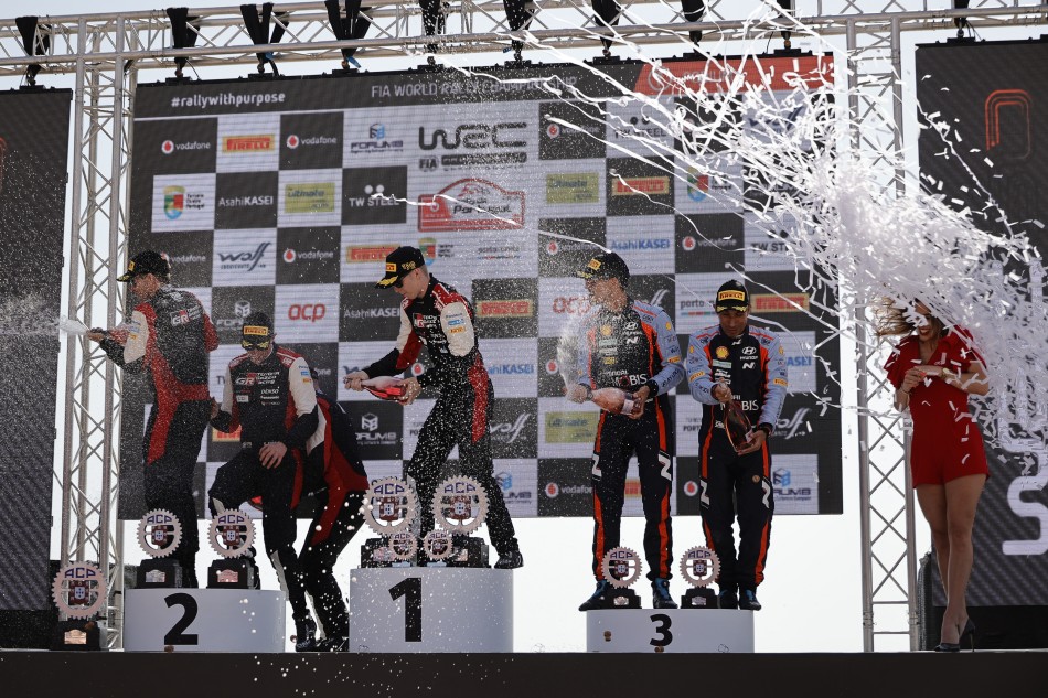 2022 Rally Portugal - Final podium (photo Paulo Maria / DPPI)